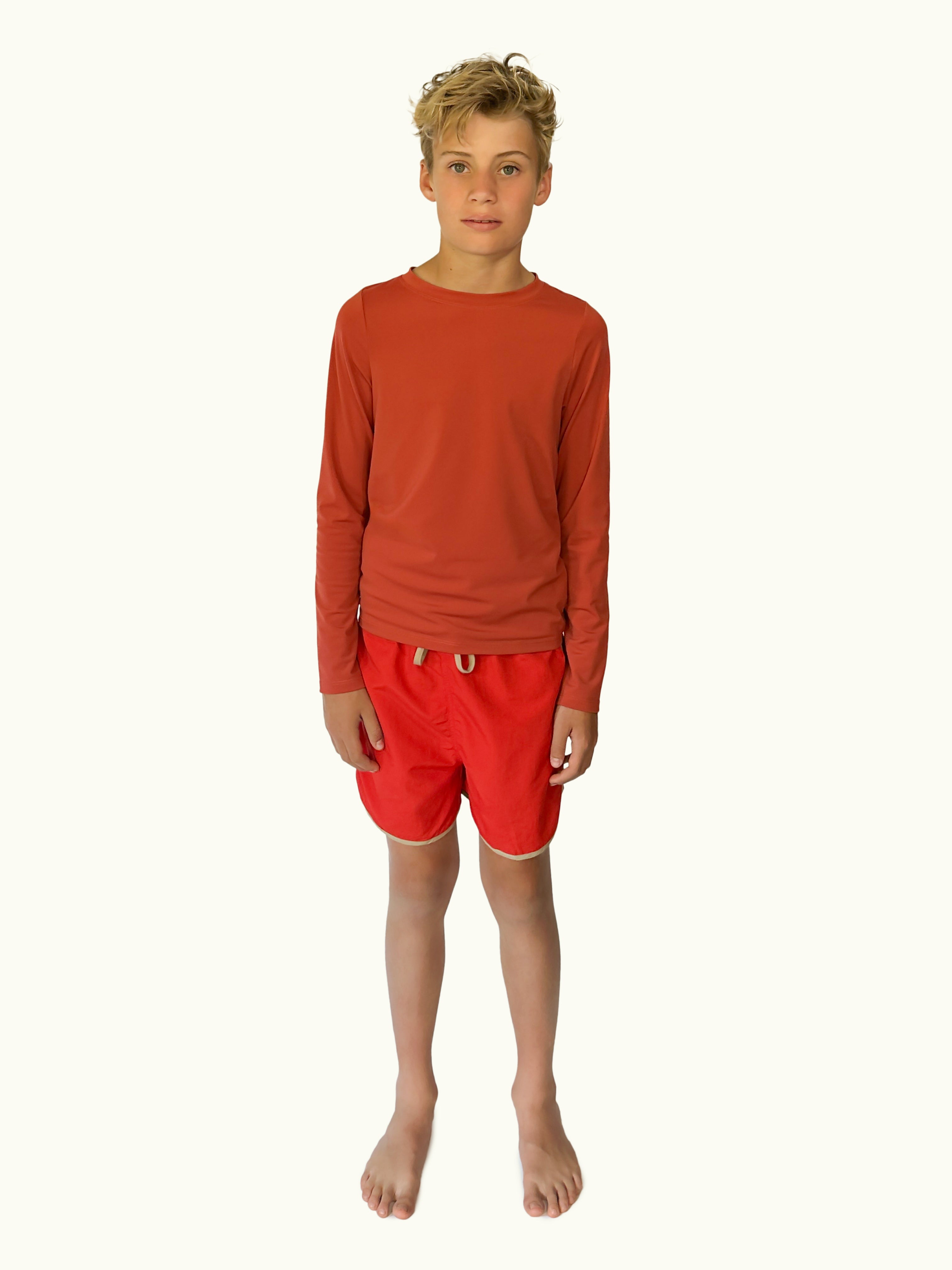 THE LONG SLEEVE SUN SHIRT - CLAY