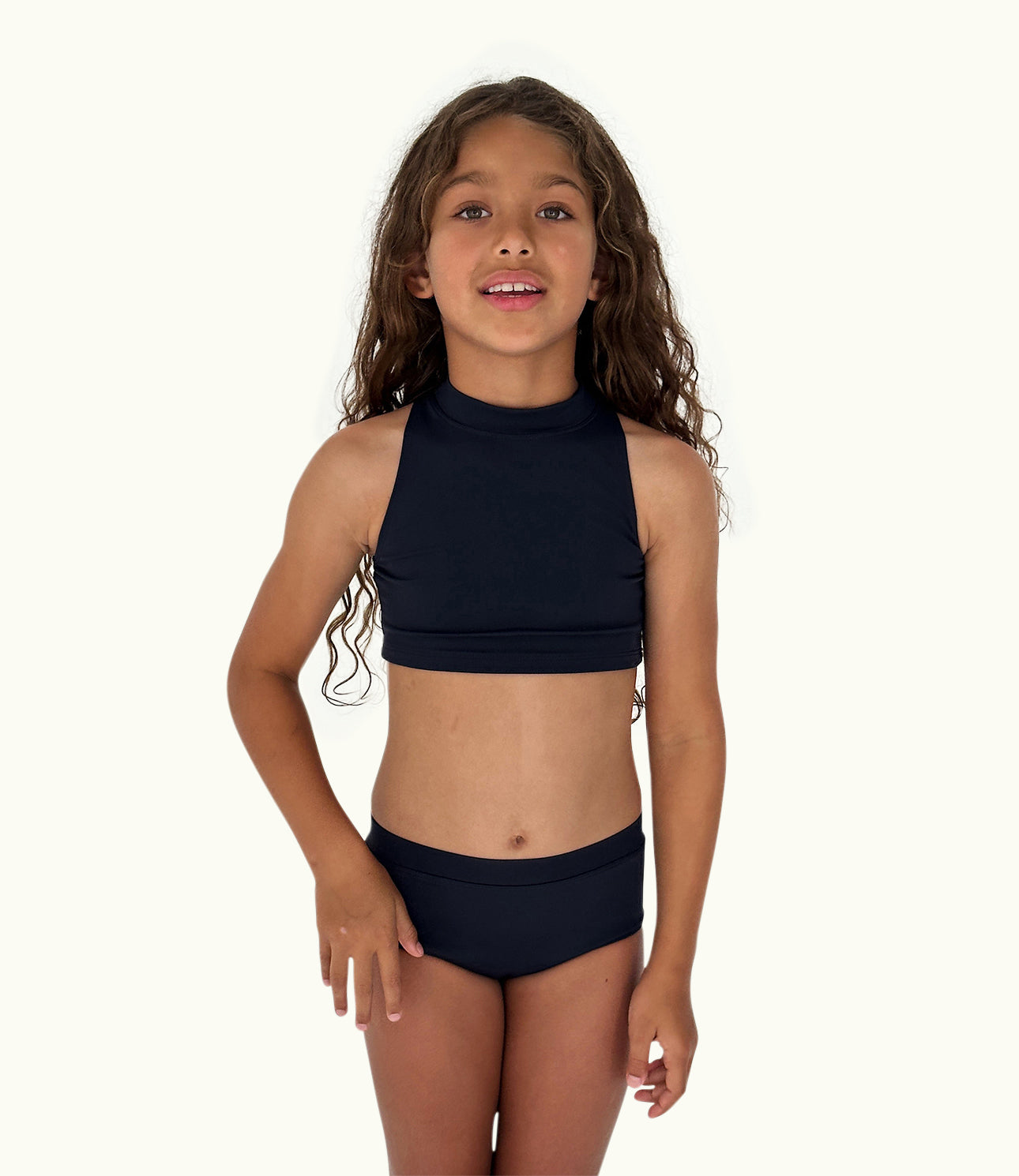 THE RACER BACK BIKINI TOP - INK