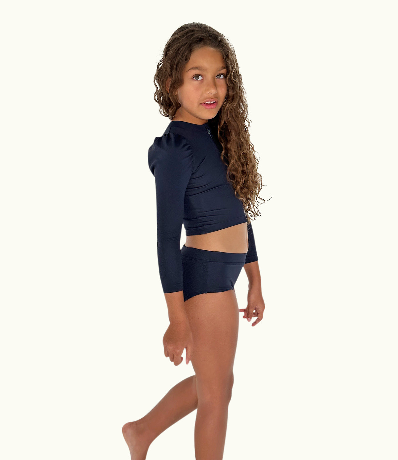 THE PUFF SLEEVE SUN CARDIGAN - INK