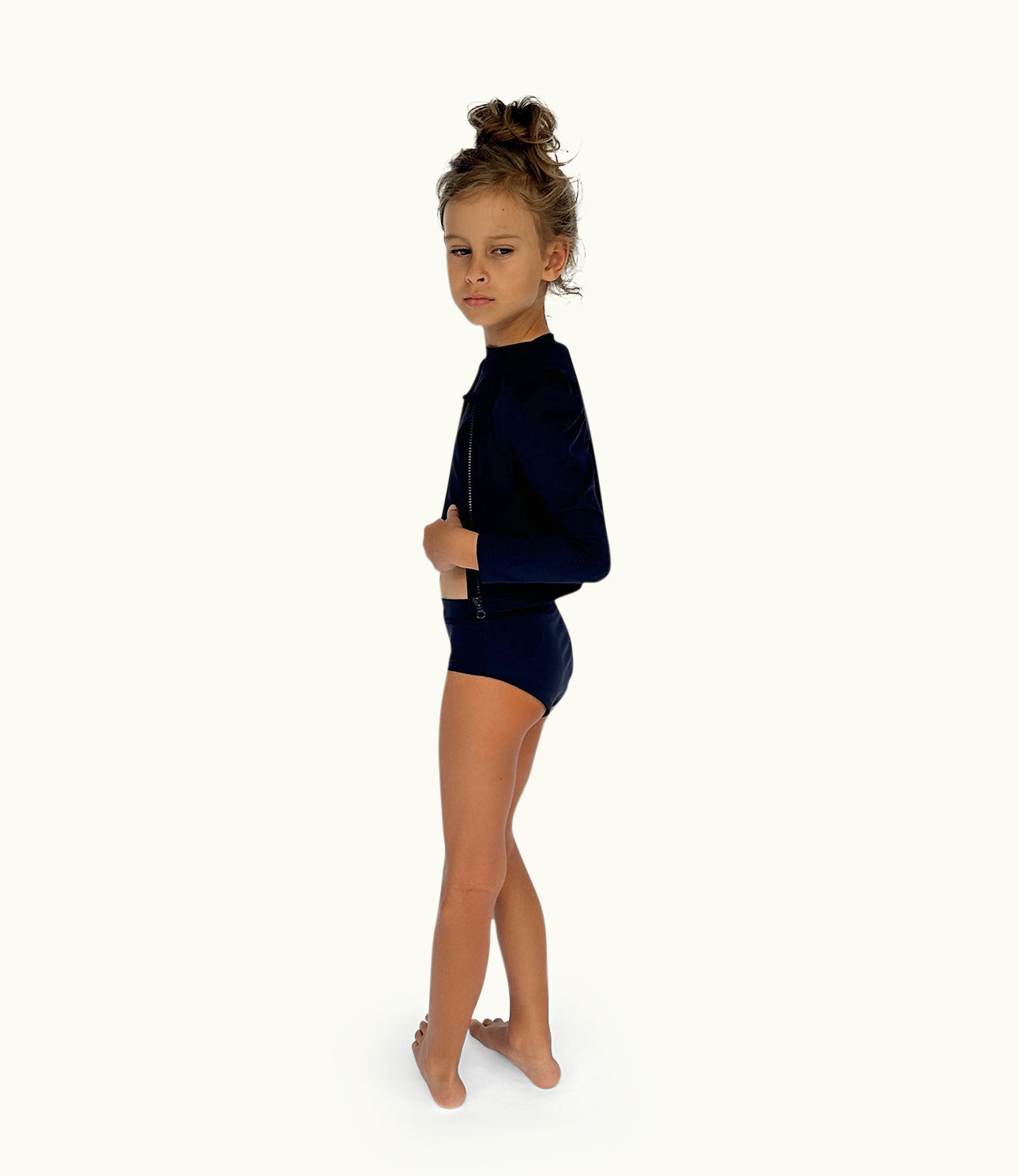 THE PUFF SLEEVE SUN CARDIGAN - INK
